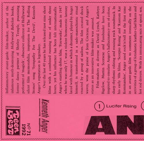 Kenneth Anger Soundtracks