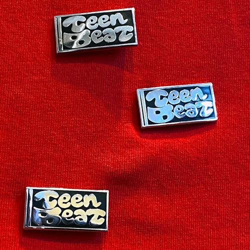 Teenbeat Deluxe Metallic Magnetic Enamel Pin