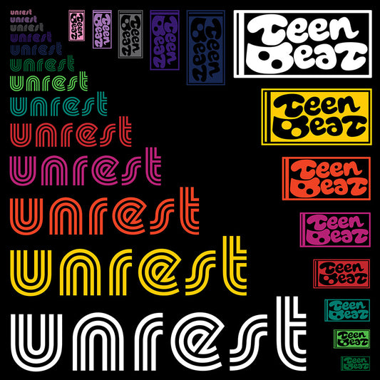 Teenbeat & Unrest Vinyl Decals for Windows