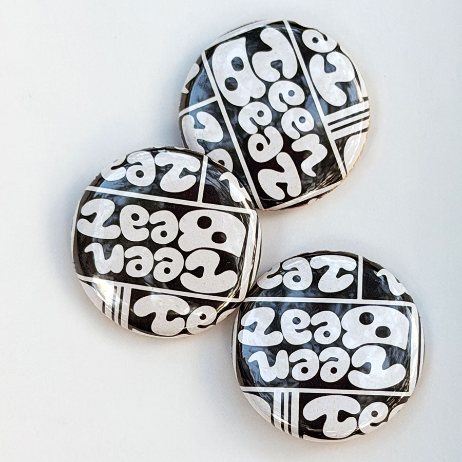 Teenbeat Badge with Teenbeat Logo